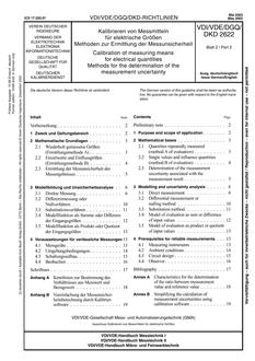 VDI VDI/VDE/DGQ/DKD 2622 BLATT 2