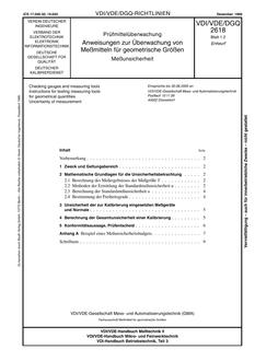VDI VDI/VDE/DGQ 2618 BLATT 1.2