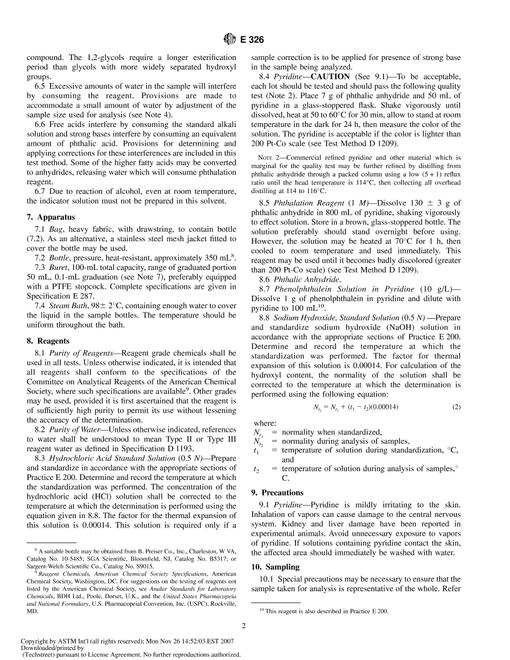 ASTM E326-96