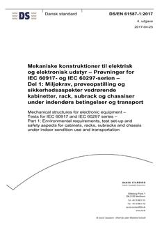 DANSK DS/EN 61587-1