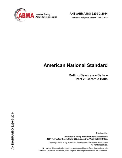 ABMA/ISO 3290-2:2014