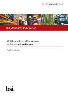 BS IEC 61892-5:2019