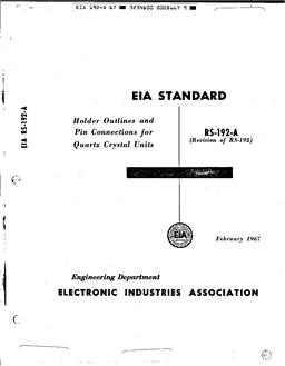 ECIA RS-192-A
