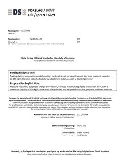 DANSK DSF/FPREN 16129