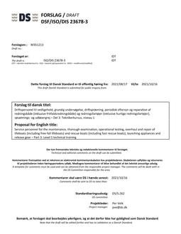 DANSK DSF/ISO/DIS 23678-3