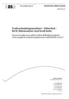 DANSK DS/EN ISO 19085-8