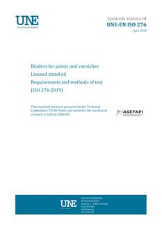 AENOR UNE-EN ISO 276