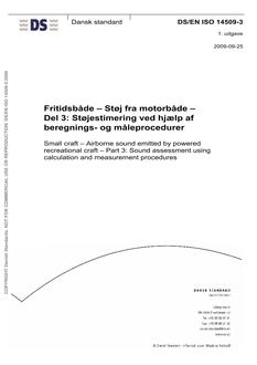DANSK DS/EN ISO 14509-3