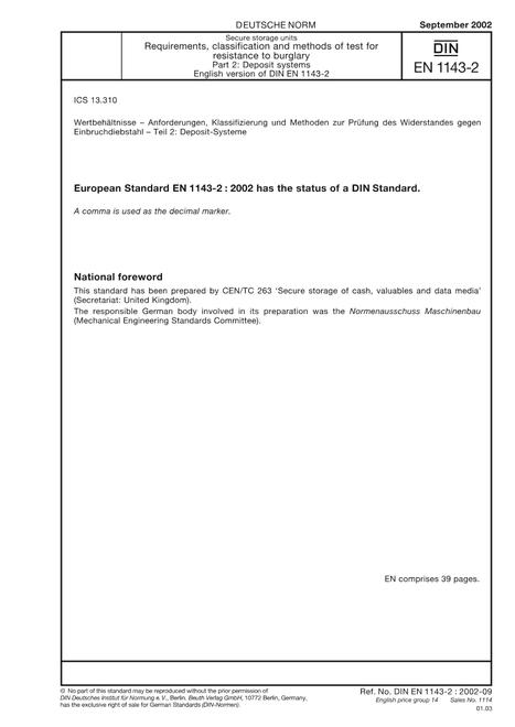 DIN EN 1143-2