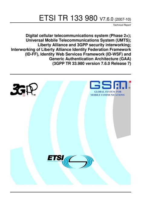 ETSI TR 133 980