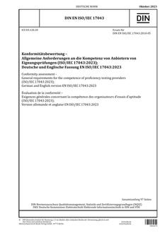 DIN EN ISO/IEC 17043