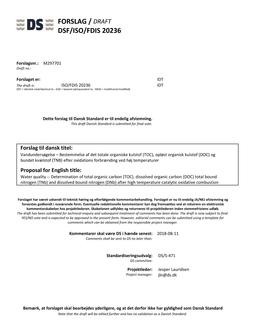 DANSK DSF/ISO/FDIS 20236