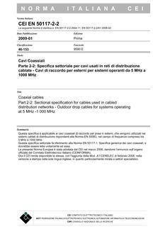 CEI EN 50117-2-2