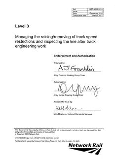 NR NR/L3/TRK/1016 ISSUE 1