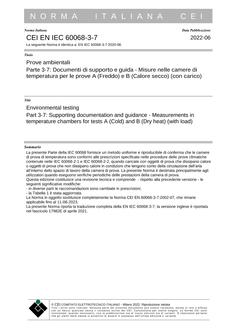 CEI EN IEC 60068-3-7