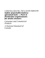 CAN/CSA C22.2 NO. 745-4-35-95(R1999)
