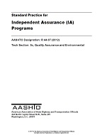 AASHTO R 44-07 (2022)