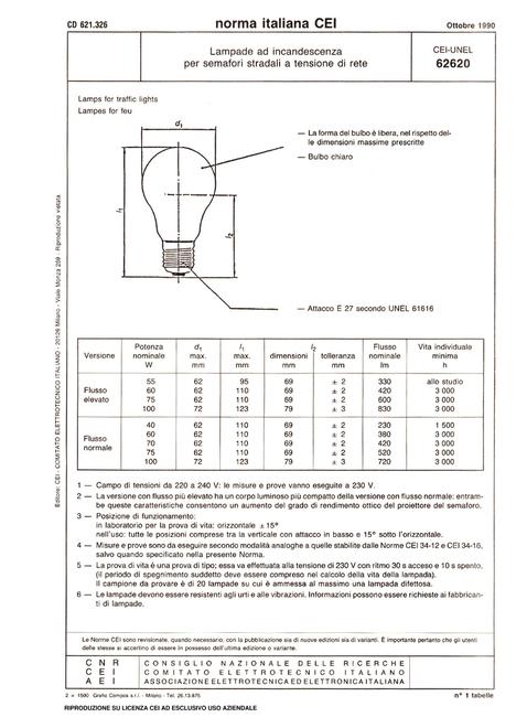 CEI UNEL 62620