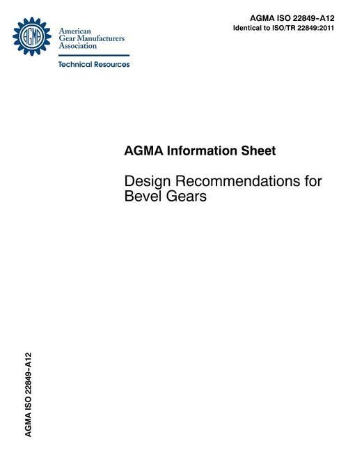 AGMA ISO 22849-A12