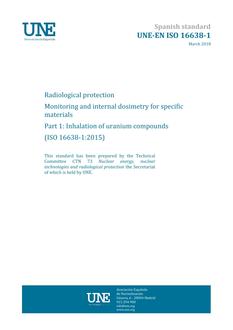 AENOR UNE-EN ISO 16638-1