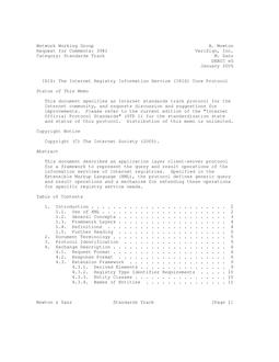 IETF RFC 3981