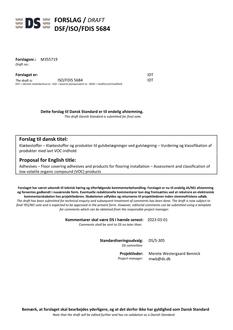 DANSK DSF/ISO/FDIS 5684