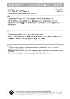 CEI EN IEC 60384-25