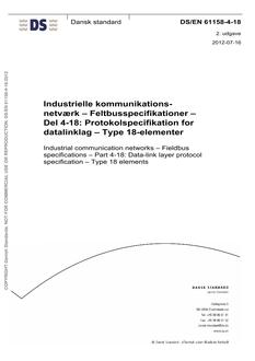 DANSK DS/EN 61158-4-18