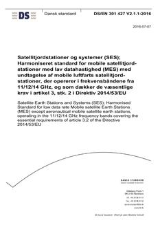 DANSK DS/EN 301 427 V2.1.1