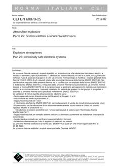 CEI EN 60079-25