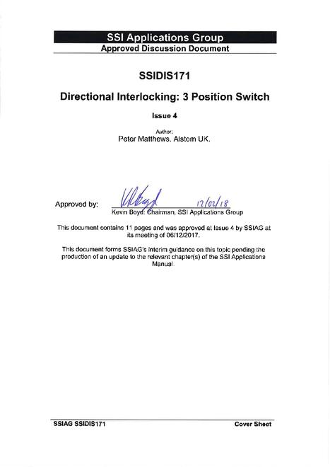 NR SSIDIS171 ISSUE 4