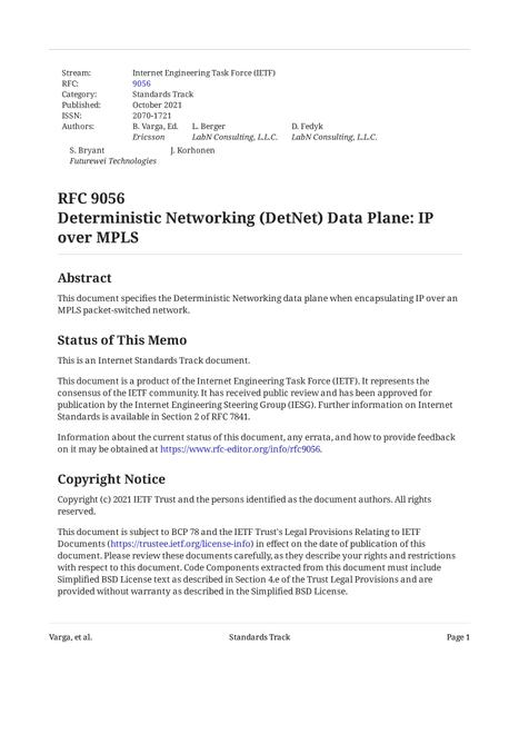 IETF RFC 9056