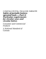 CAN/CSA C22.2 NO. 745-4-5-95 (R1999)