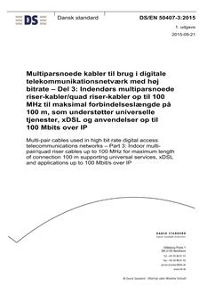 DANSK DS/EN 50407-3