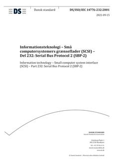 DANSK DS/ISO/IEC 14776-232