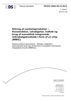DANSK DS/EN 16602-60-12