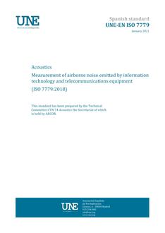 AENOR UNE-EN ISO 7779