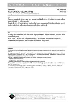 CEI EN IEC 61010-2-081