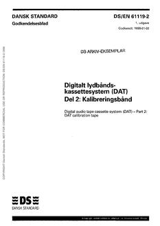 DANSK DS/EN 61119-2