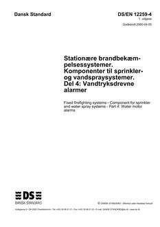 DANSK DS/EN 12259-4
