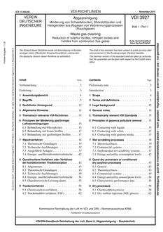 VDI VDI 3927 BLATT 1