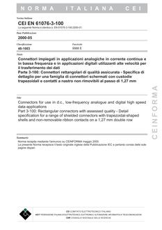 CEI EN 61076-3-100