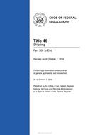 CFR 46CFR 500-END