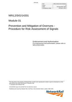 NR NR/L2/SIG/14201/MOD01 ISSUE 2
