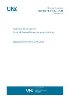 AENOR UNE-EN 71-14+A1