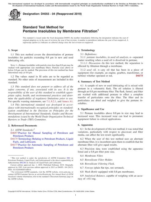 ASTM D4055-04(2019)