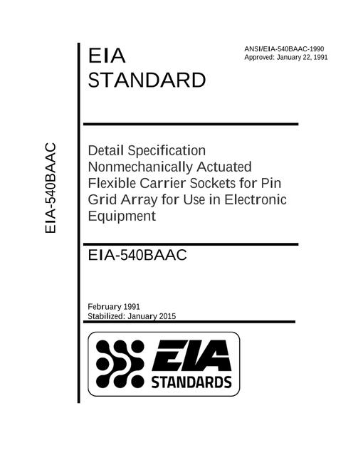 ECIA EIA-540BAAC