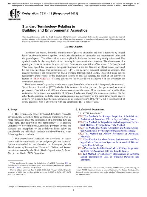ASTM C634-13(2021)