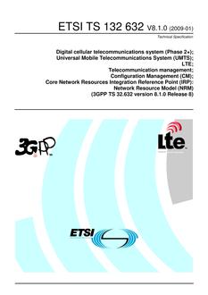 ETSI TS 132 632