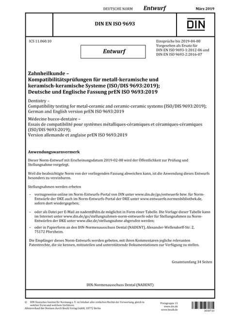 DIN EN ISO 9693 - DRAFT